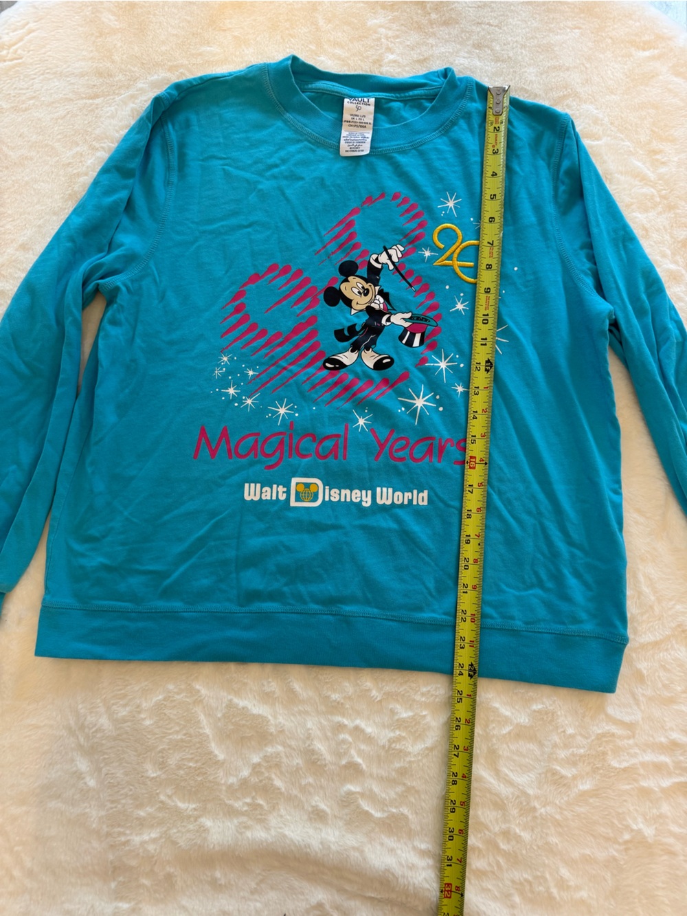Disney World Vault collection 'Magical Years' sweatshirt with Mickey Graphic